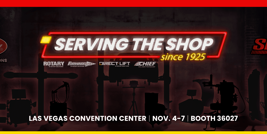 Rotary Solutions Exhibiting New Wheel Service Equipment and Vehicle Lifts at the 2025 SEMA Show